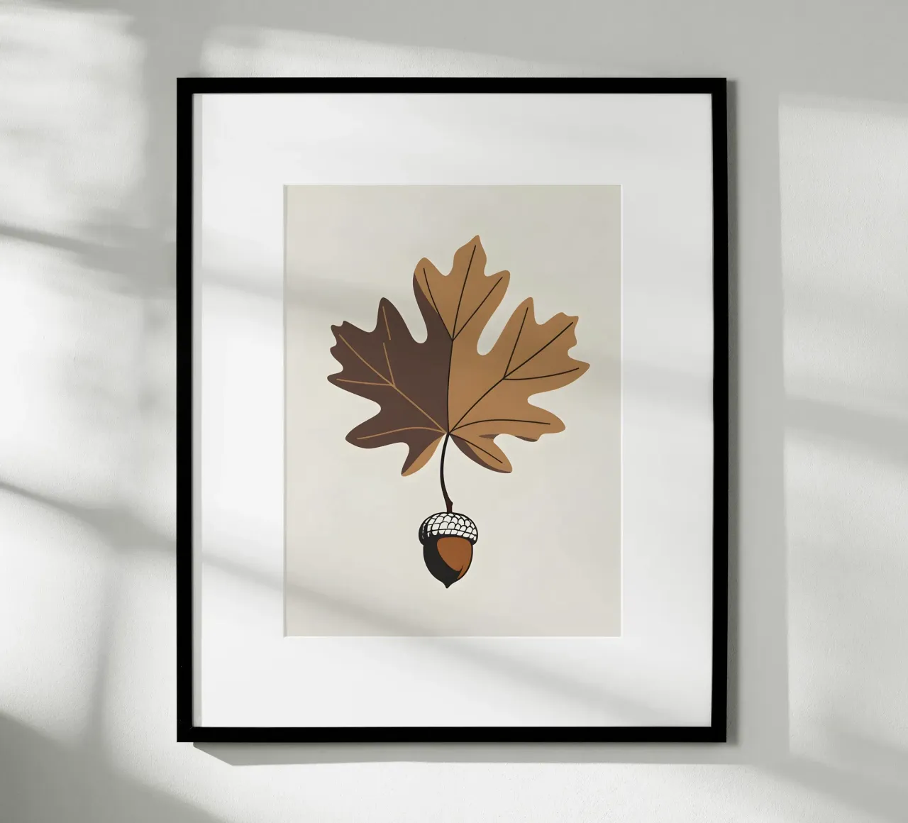 Foglia di quercia carta hahnemühle da Botanical Gallery