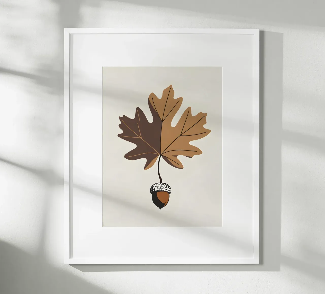 Foglia di quercia carta hahnemühle da Botanical Gallery