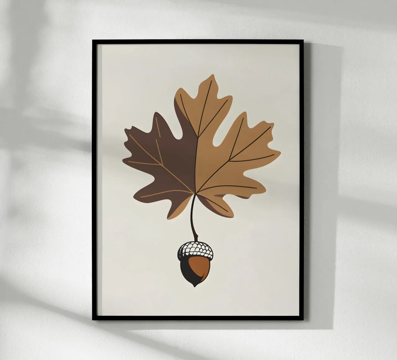 Foglia di quercia carta hahnemühle da Botanical Gallery