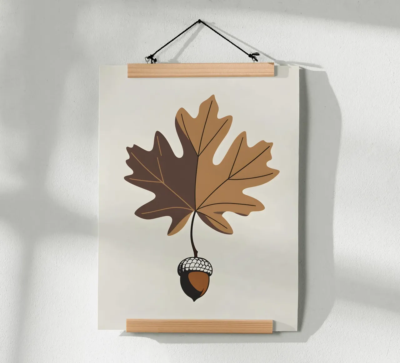 Foglia di quercia carta hahnemühle da Botanical Gallery