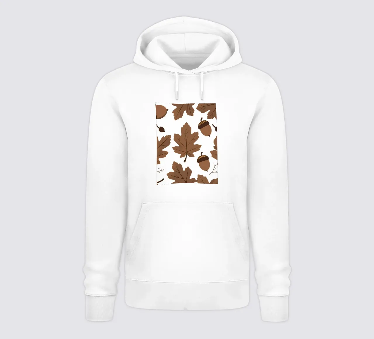 Foglia di quercia felpa con cappuccio da Botanical Gallery