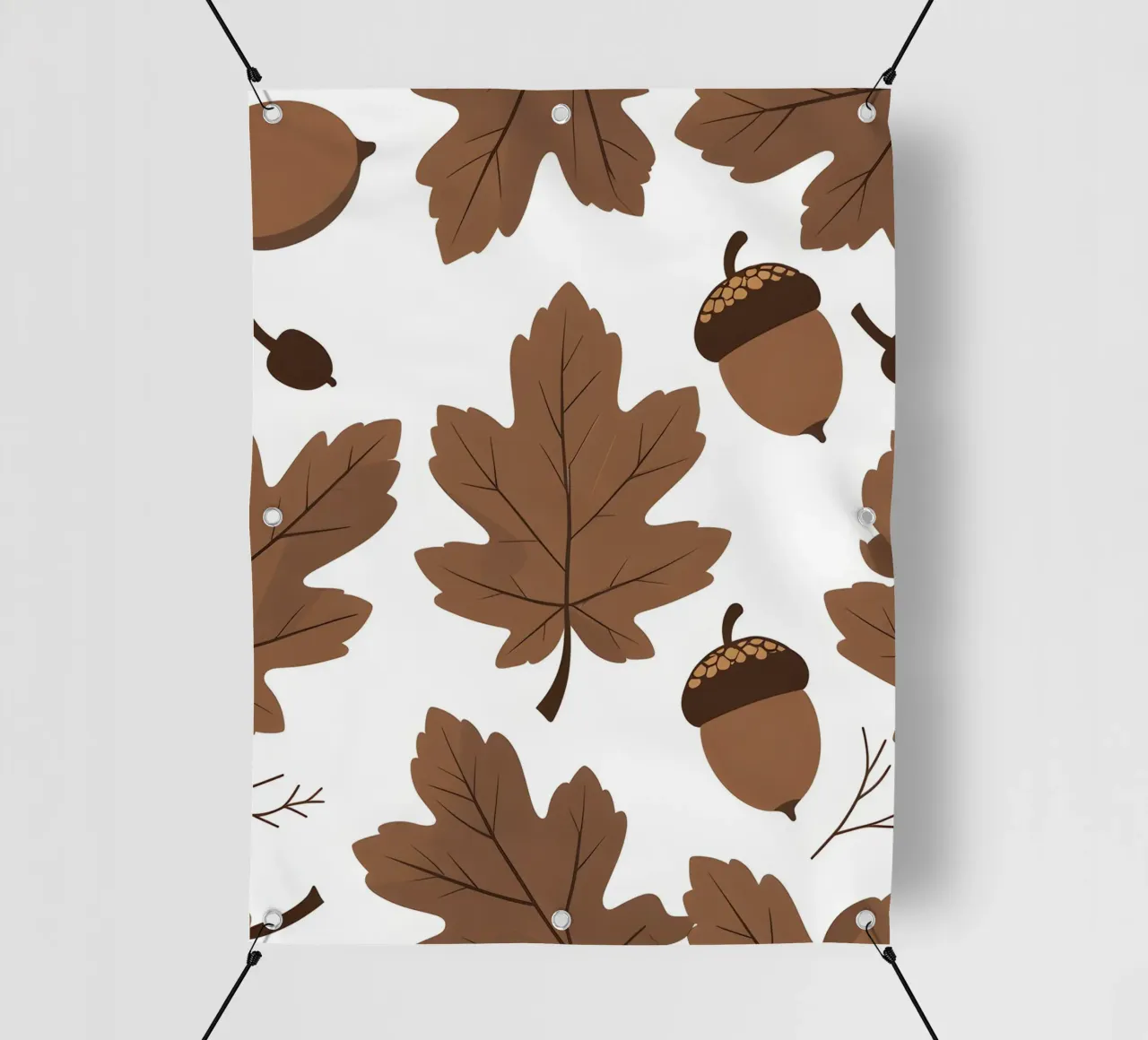 Foglia di quercia telo in pvc da Botanical Gallery