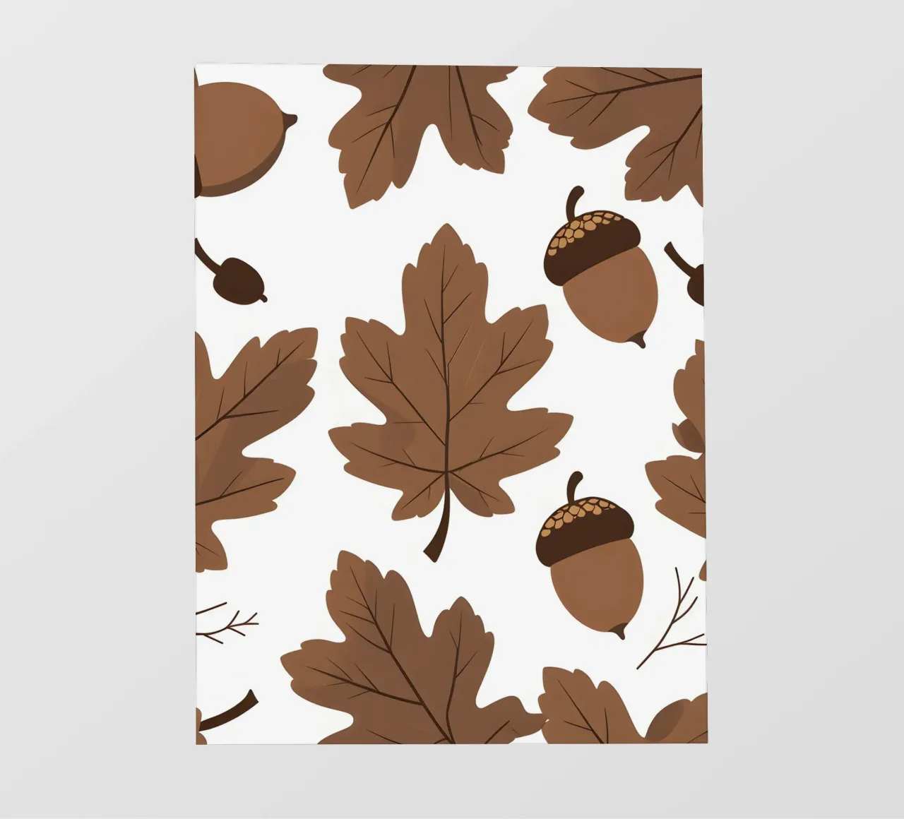 Foglia di quercia telo in pvc da Botanical Gallery