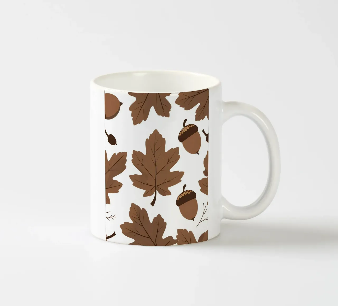 Foglia di quercia tazza in ceramica da Botanical Gallery