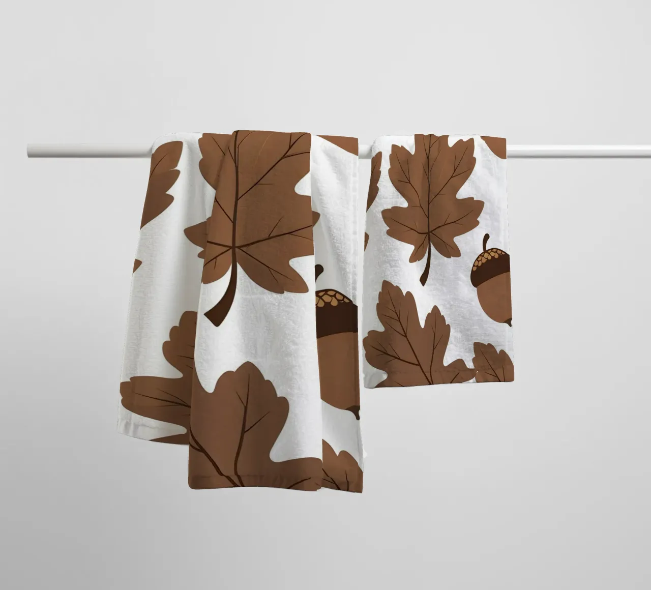 Foglia di quercia asciugamano da bagno da Botanical Gallery