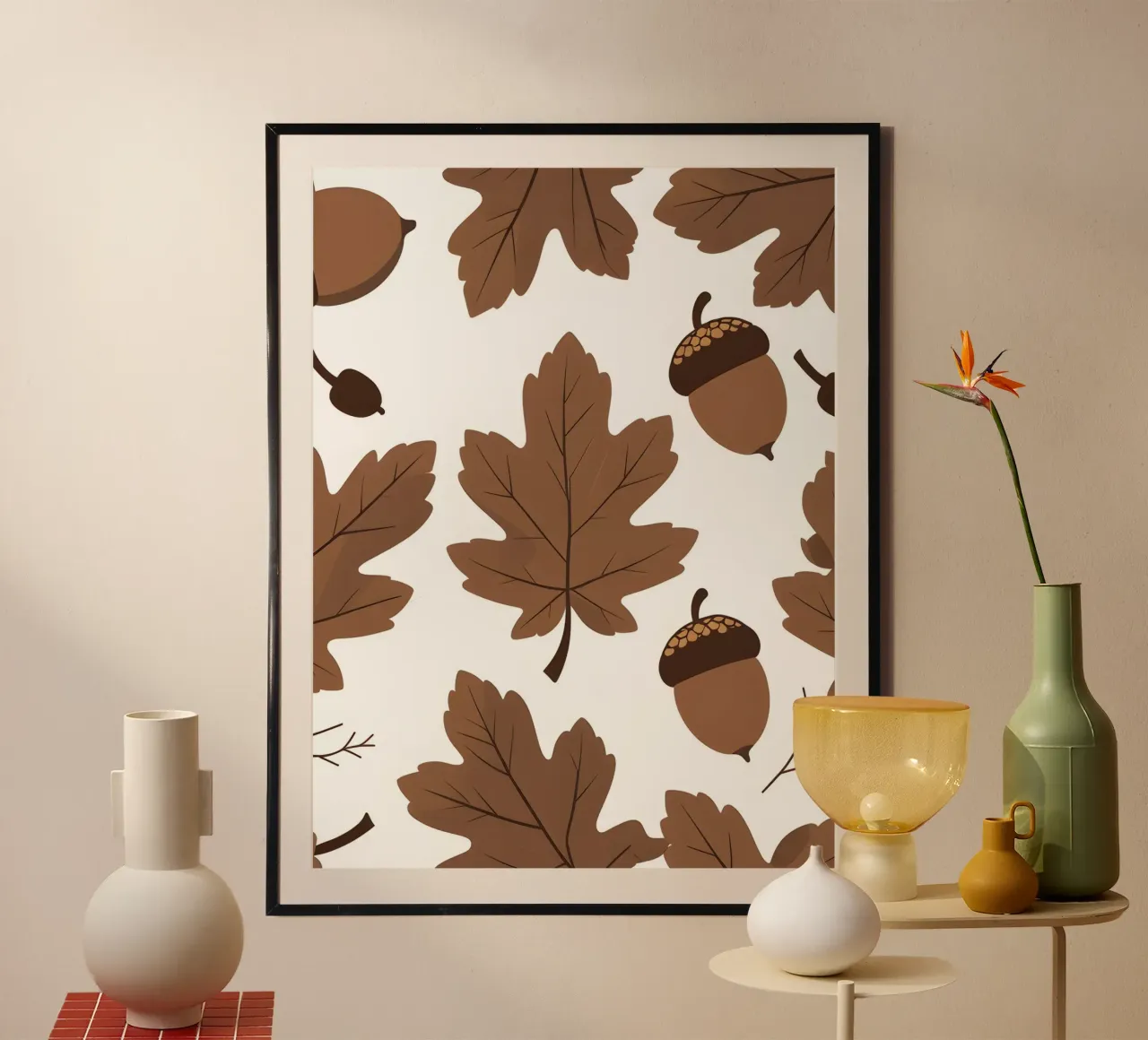 Foglia di quercia carta hahnemühle da Botanical Gallery