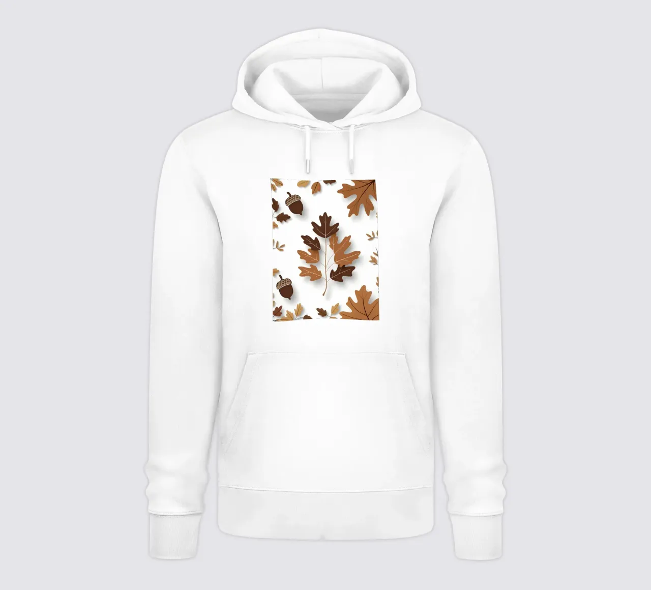 Foglia di quercia felpa con cappuccio da Botanical Gallery