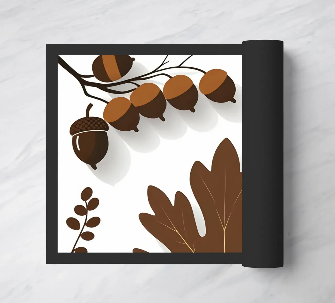Foglia di quercia zerbino da Botanical Gallery