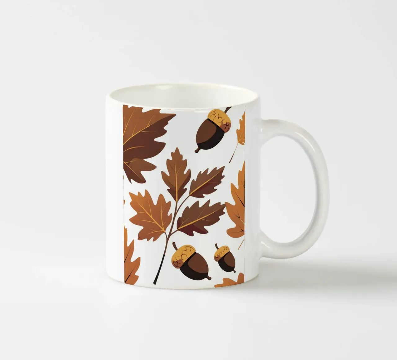 Foglia di quercia tazza in ceramica da Botanical Gallery