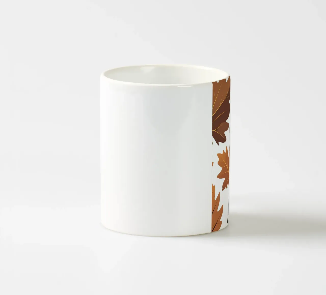 Foglia di quercia tazza in ceramica da Botanical Gallery