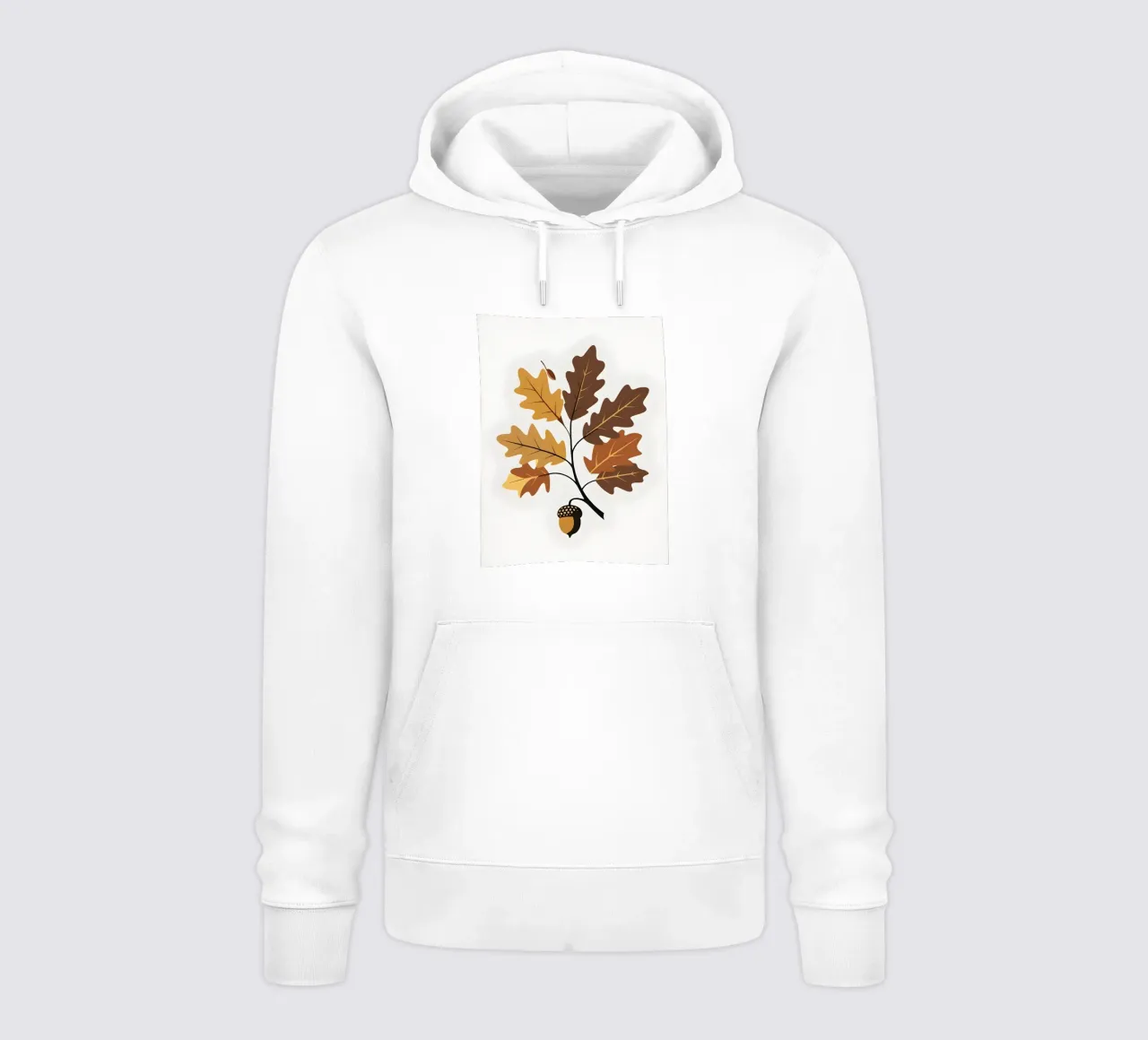 Foglia di quercia felpa con cappuccio da Botanical Gallery