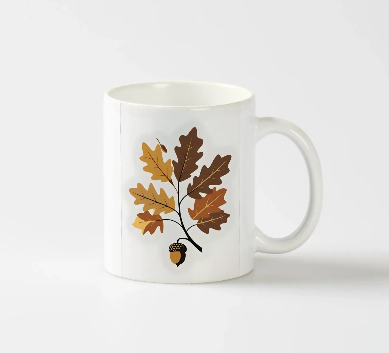 Foglia di quercia tazza in ceramica da Botanical Gallery