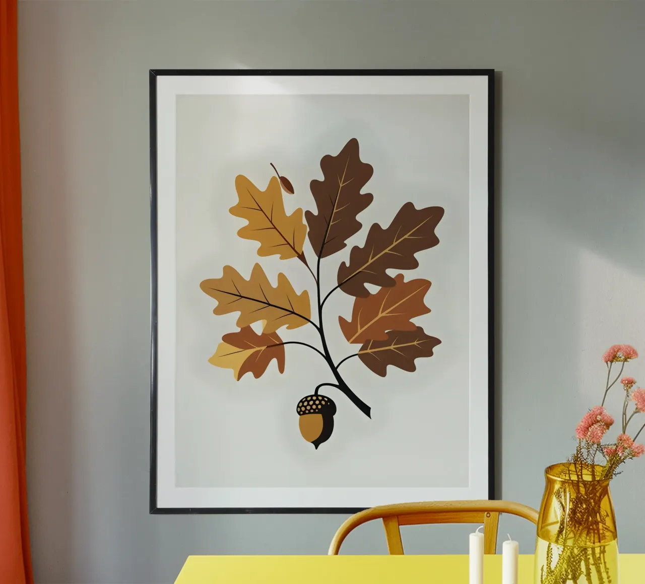 Foglia di quercia carta hahnemühle da Botanical Gallery