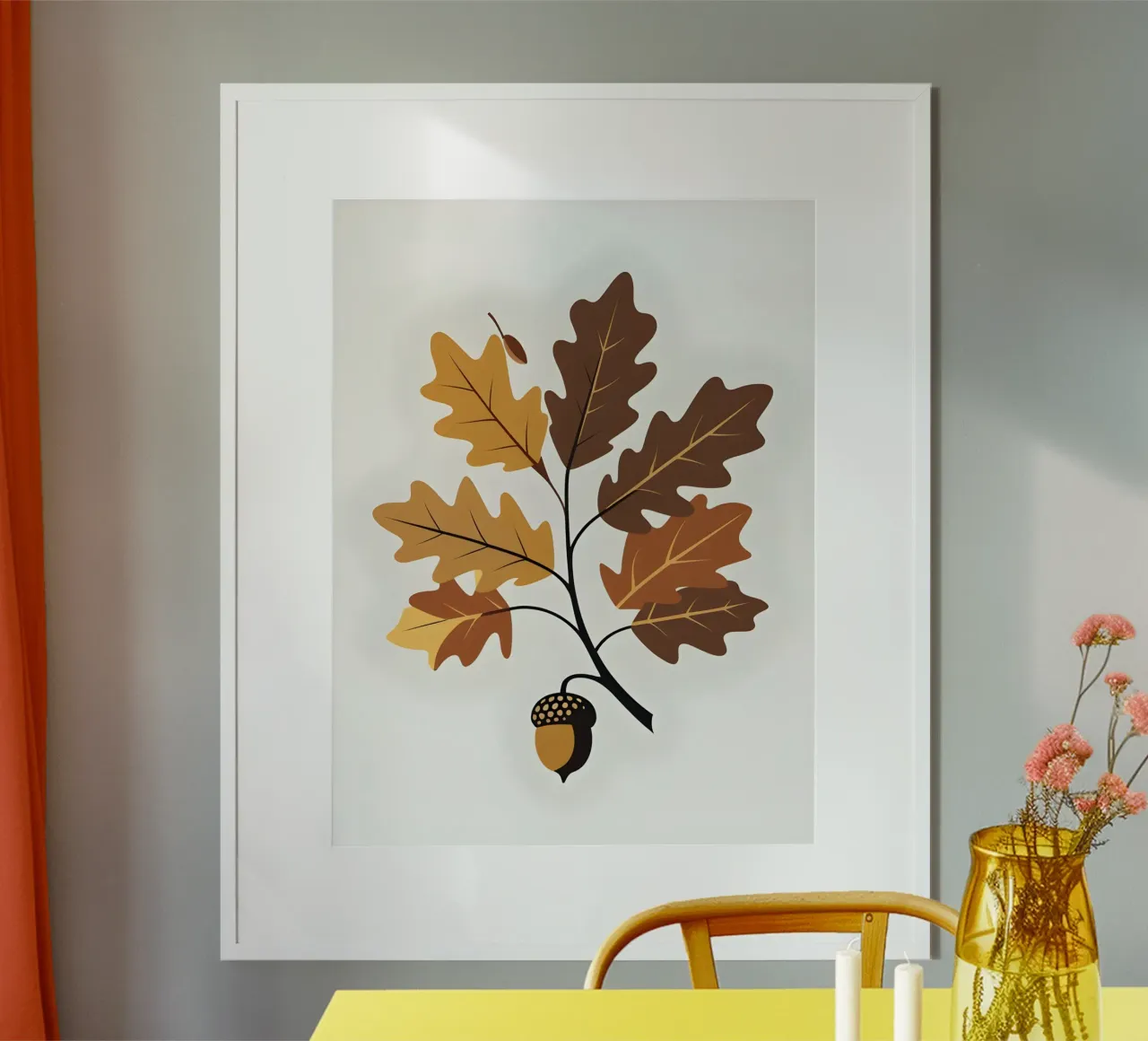 Foglia di quercia carta hahnemühle da Botanical Gallery