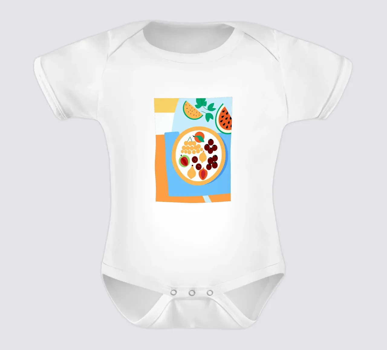 Frutta fresca body neonato maniche corte da OFFICIAL FRUIT & VEGETABLES