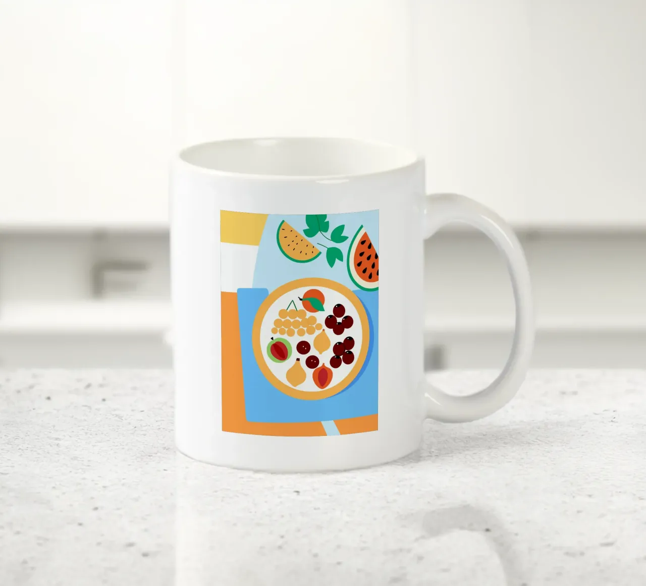 Frutta fresca tazza in ceramica da OFFICIAL FRUIT & VEGETABLES