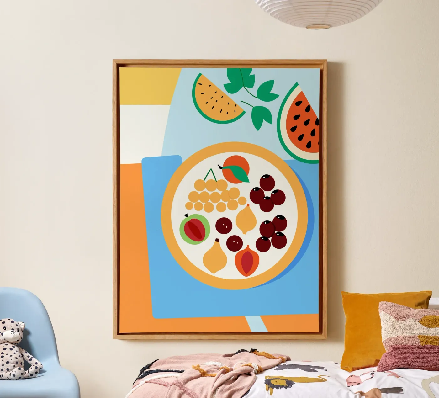 Vers fruit canvas van OFFICIAL FRUIT & VEGETABLES