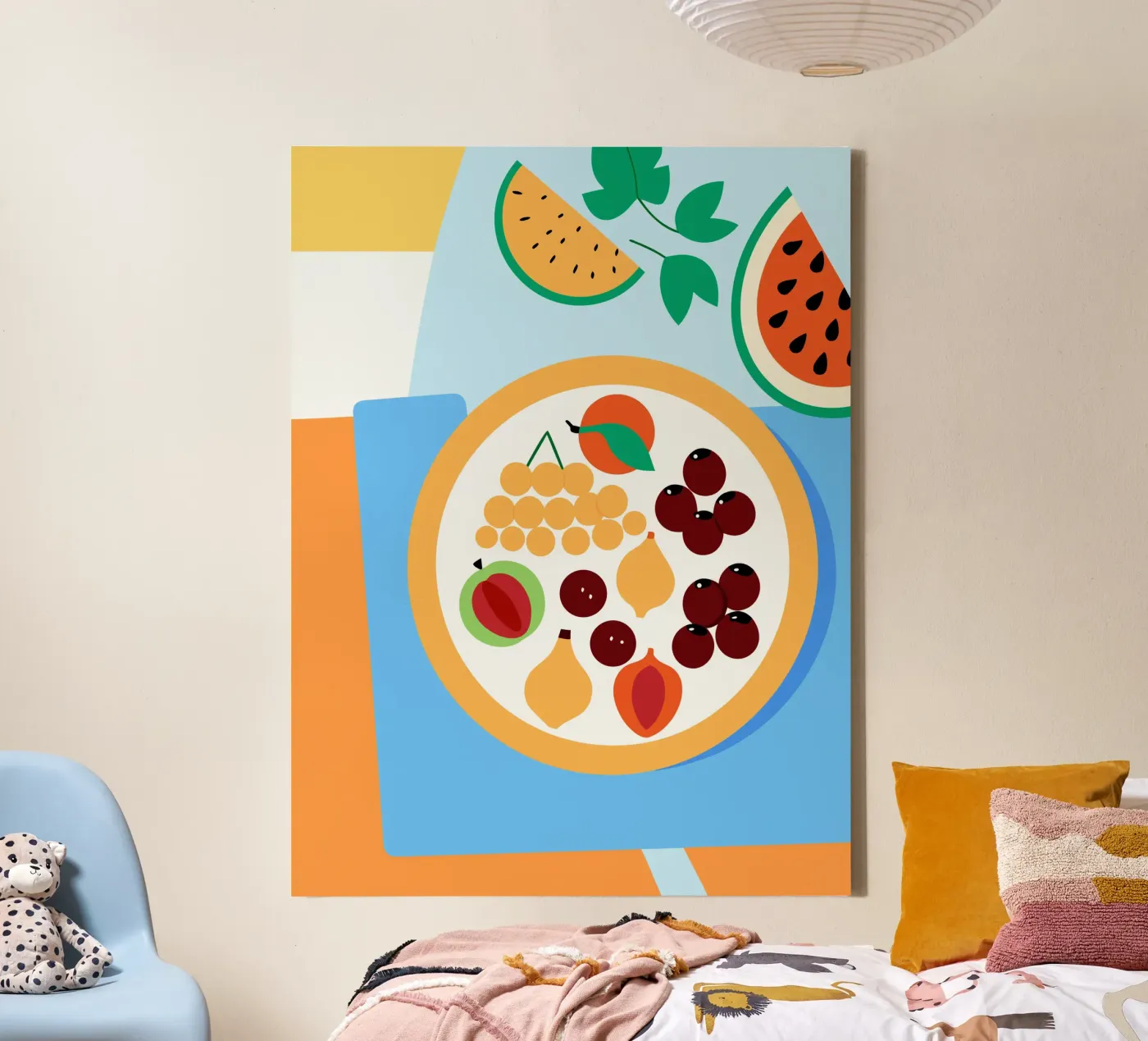 Vers fruit canvas van OFFICIAL FRUIT & VEGETABLES
