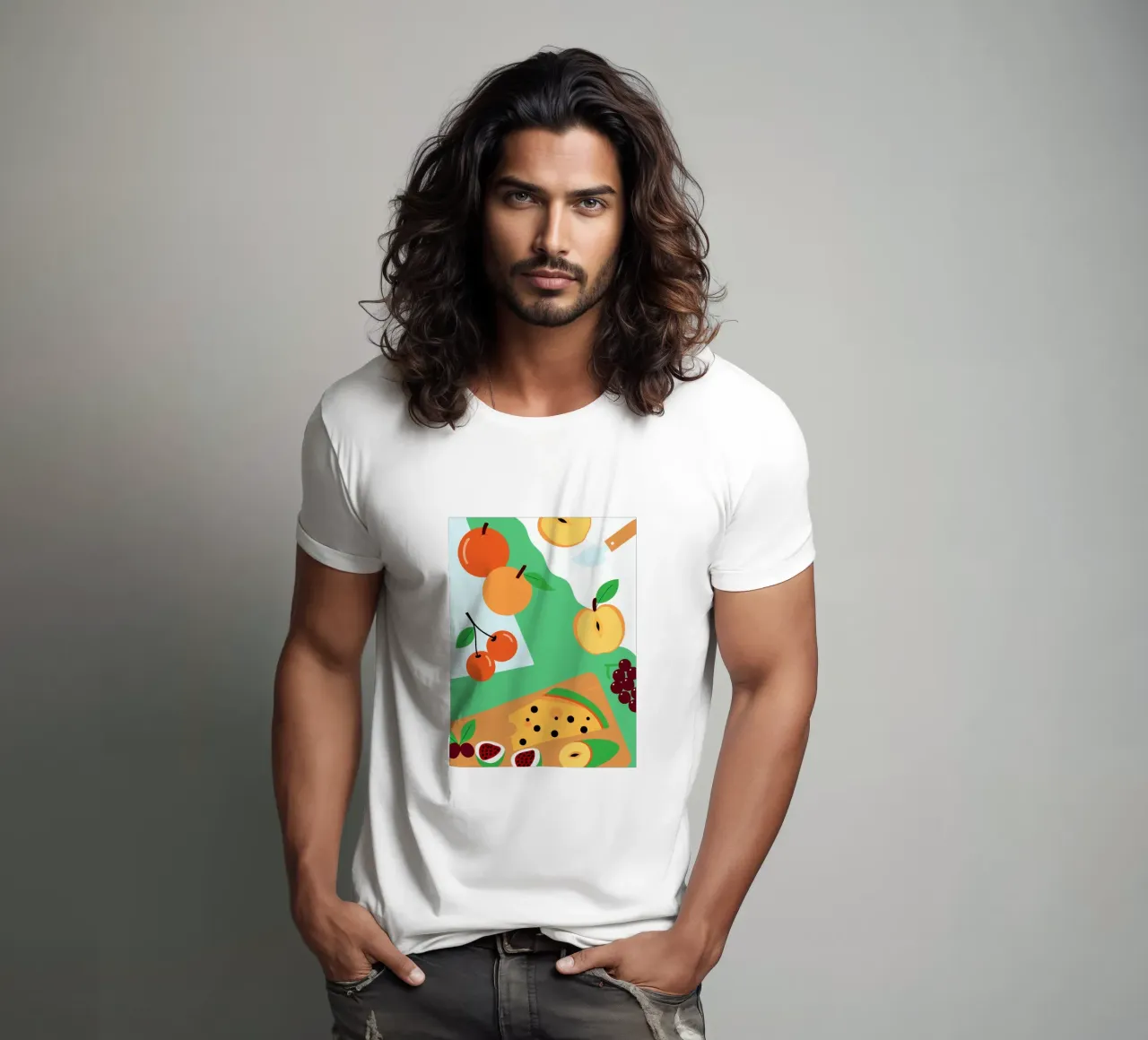 Mele, arance, ciliegie e uva t-shirt da OFFICIAL FRUIT & VEGETABLES