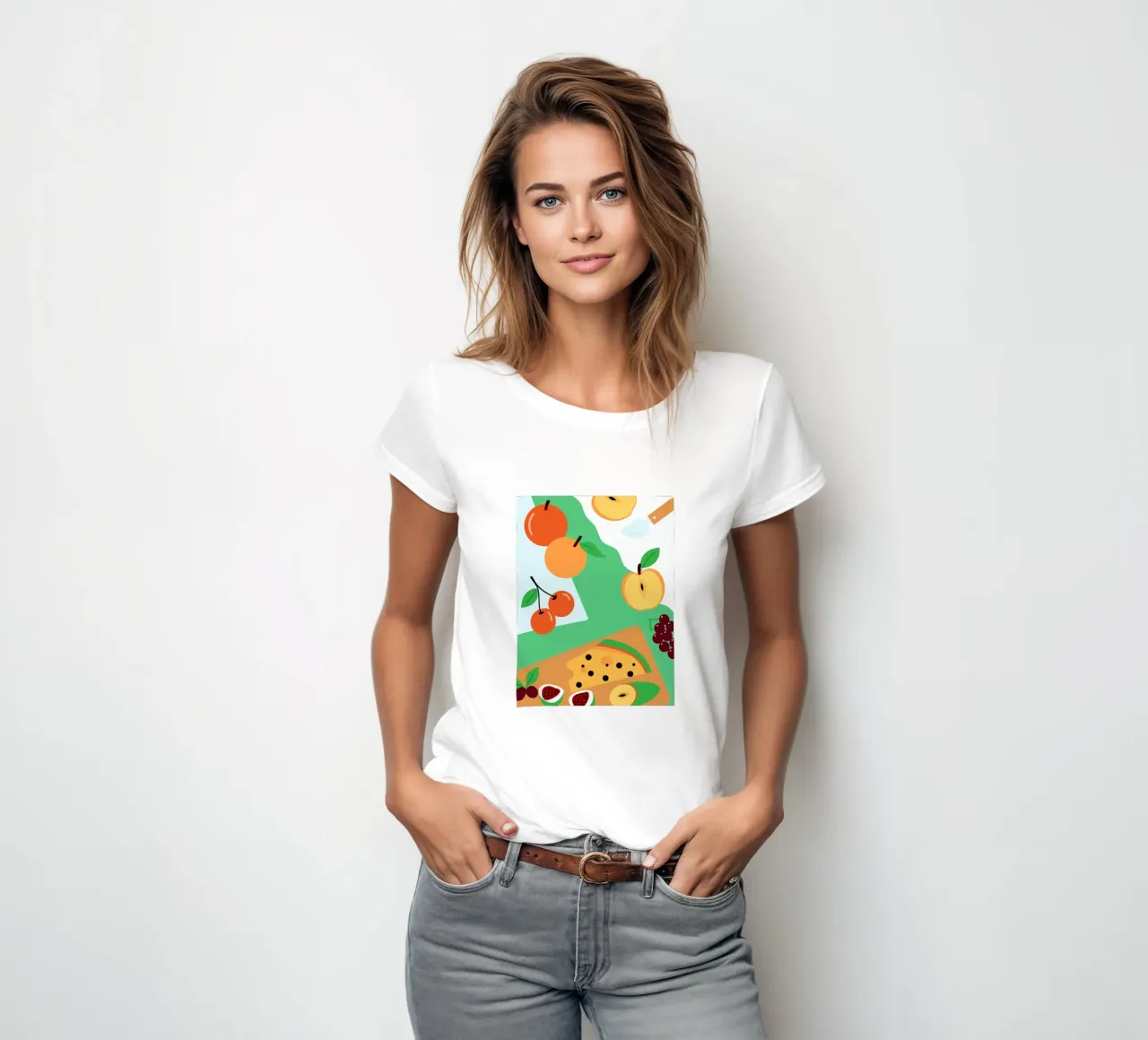 Mele, arance, ciliegie e uva t-shirt da donna da OFFICIAL FRUIT & VEGETABLES