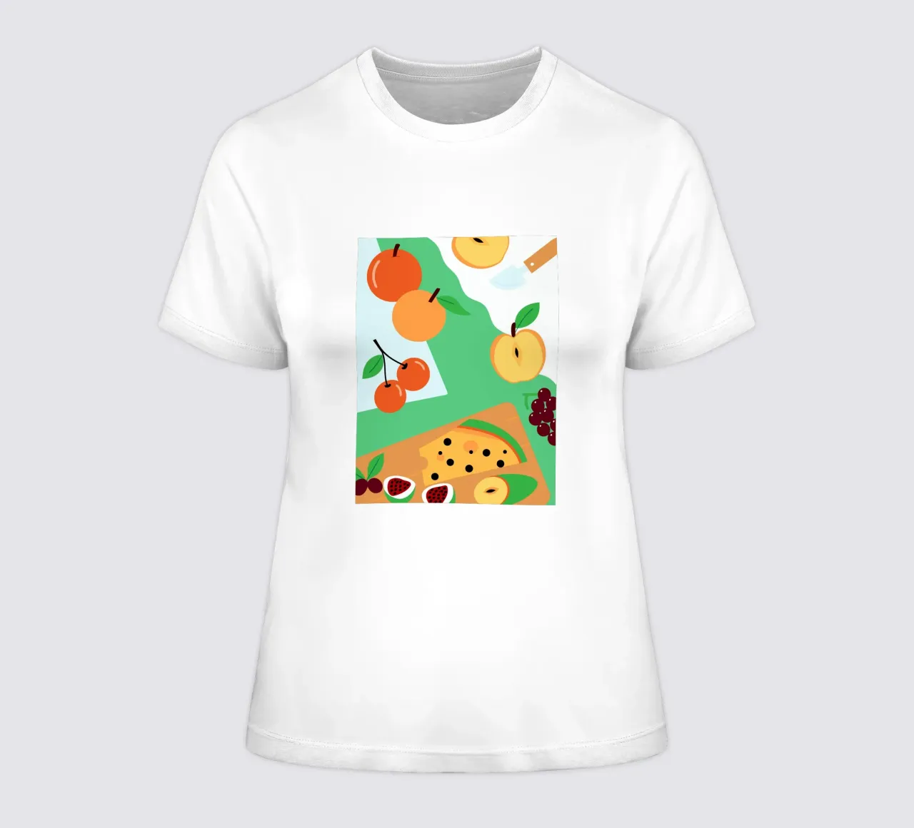 Mele, arance, ciliegie e uva t-shirt da donna da OFFICIAL FRUIT & VEGETABLES