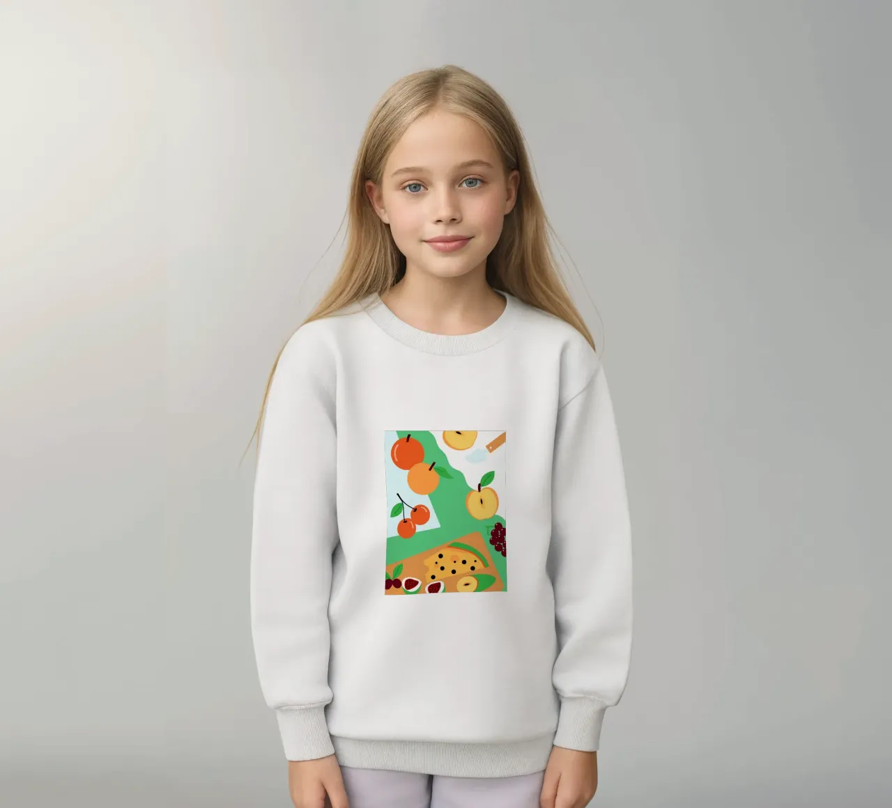 Mele, arance, ciliegie e uva felpa bambino da OFFICIAL FRUIT & VEGETABLES