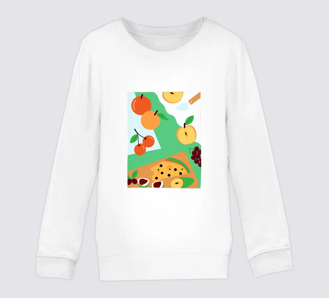 Mele, arance, ciliegie e uva felpa bambino da OFFICIAL FRUIT & VEGETABLES