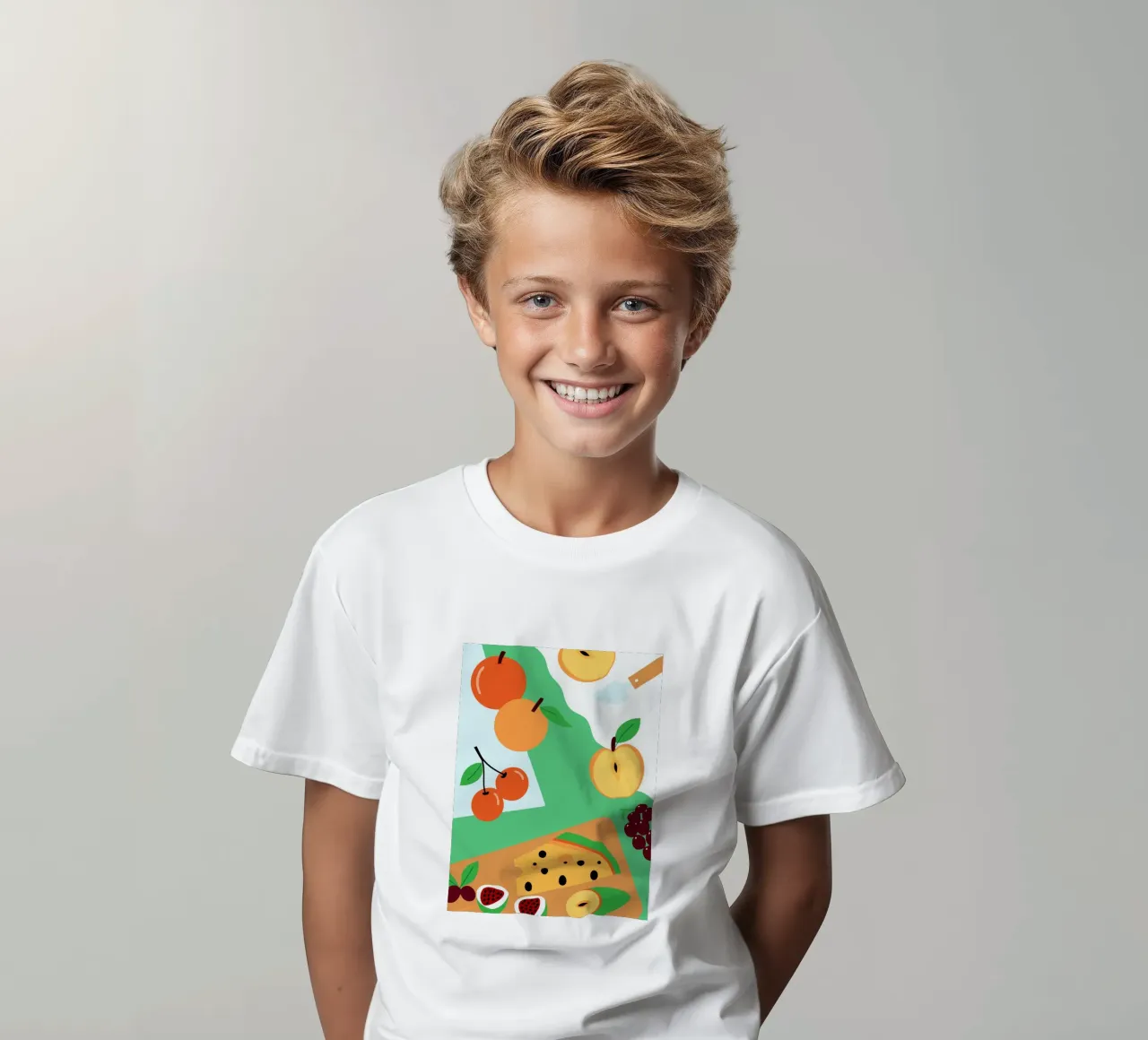 Mele, arance, ciliegie e uva t-shirt bambini da OFFICIAL FRUIT & VEGETABLES