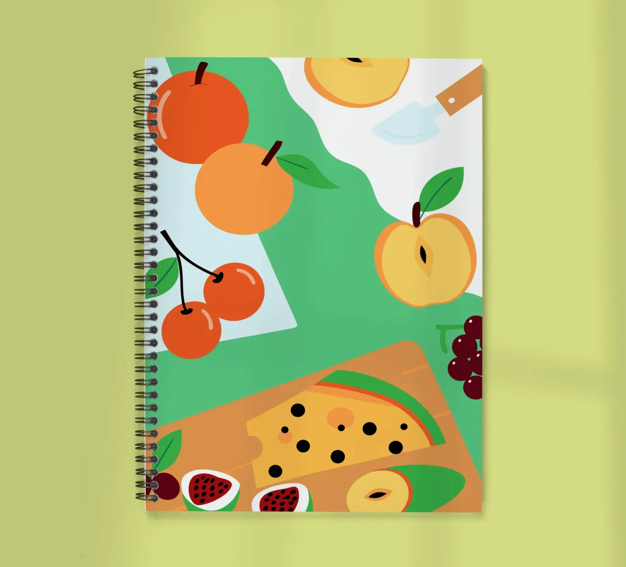 Mele, arance, ciliegie e uva diario ad anelli da OFFICIAL FRUIT & VEGETABLES