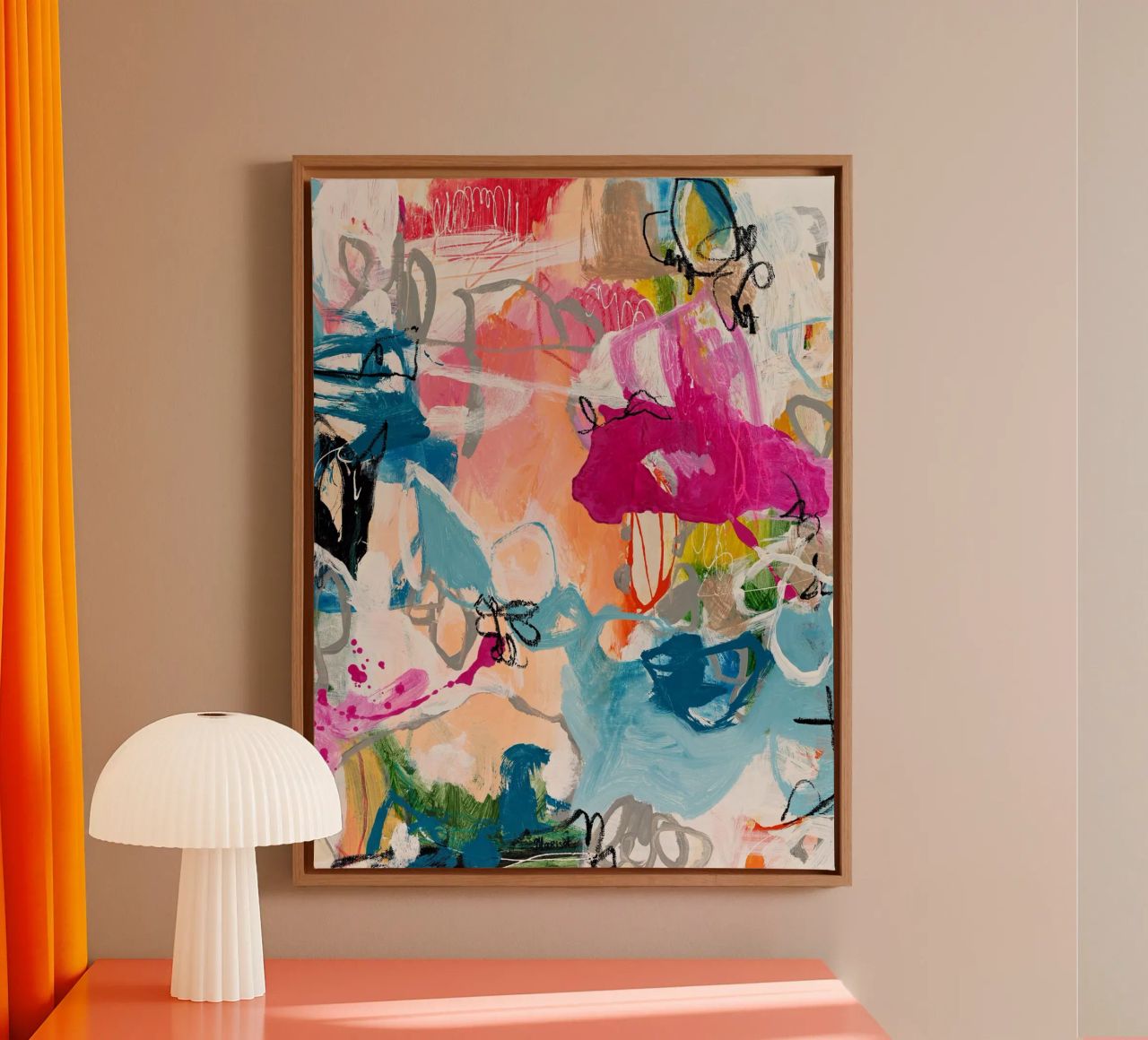 Marisol Evora - Freier Geist Leinwand von The Artcircle