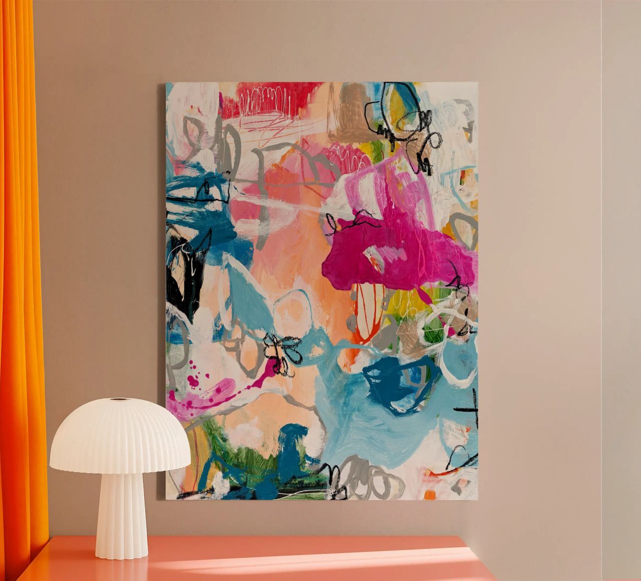 Marisol Evora - Freier Geist Leinwand von The Artcircle