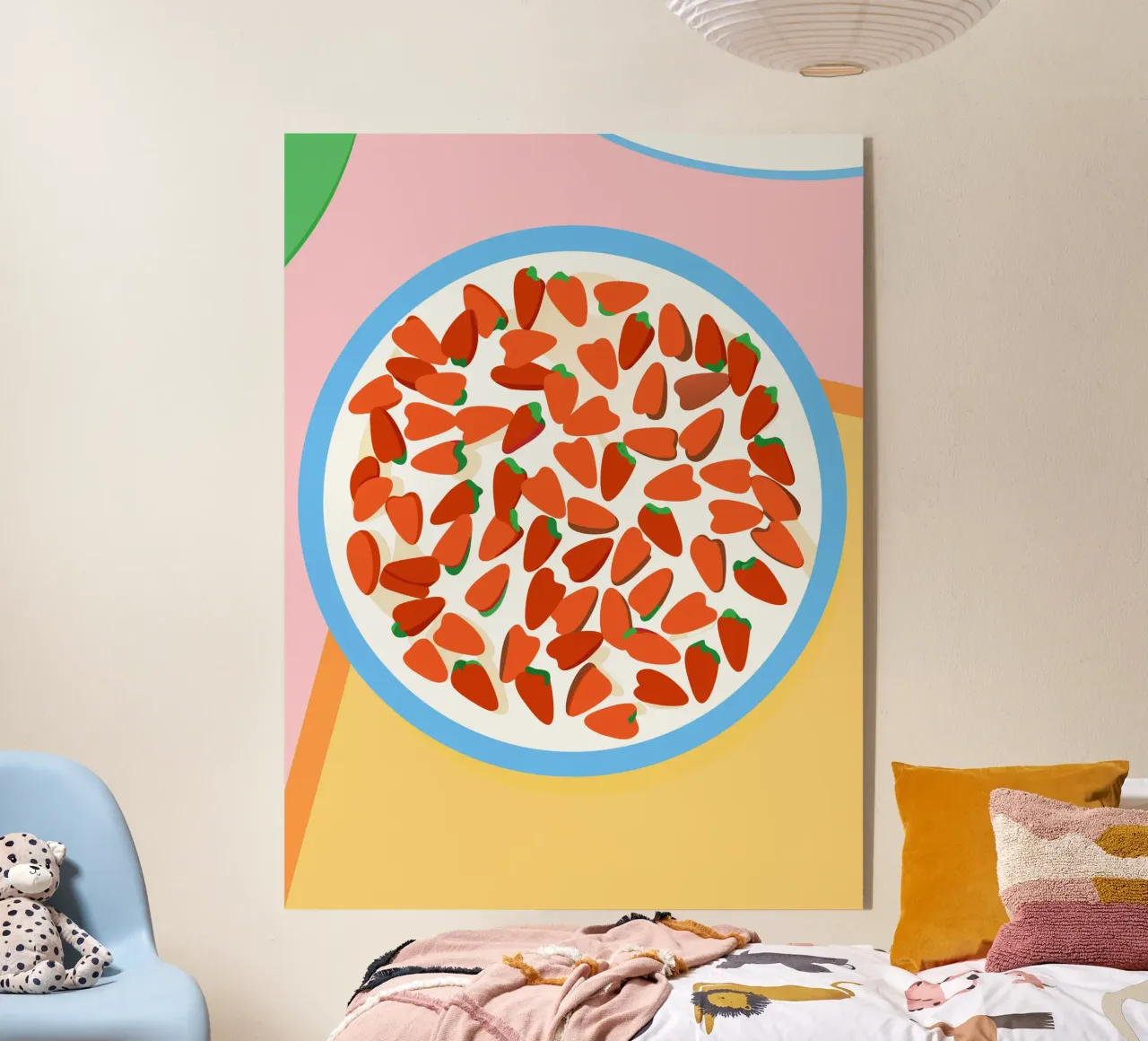 Fragole in una ciotola plexiglass da OFFICIAL FRUIT & VEGETABLES
