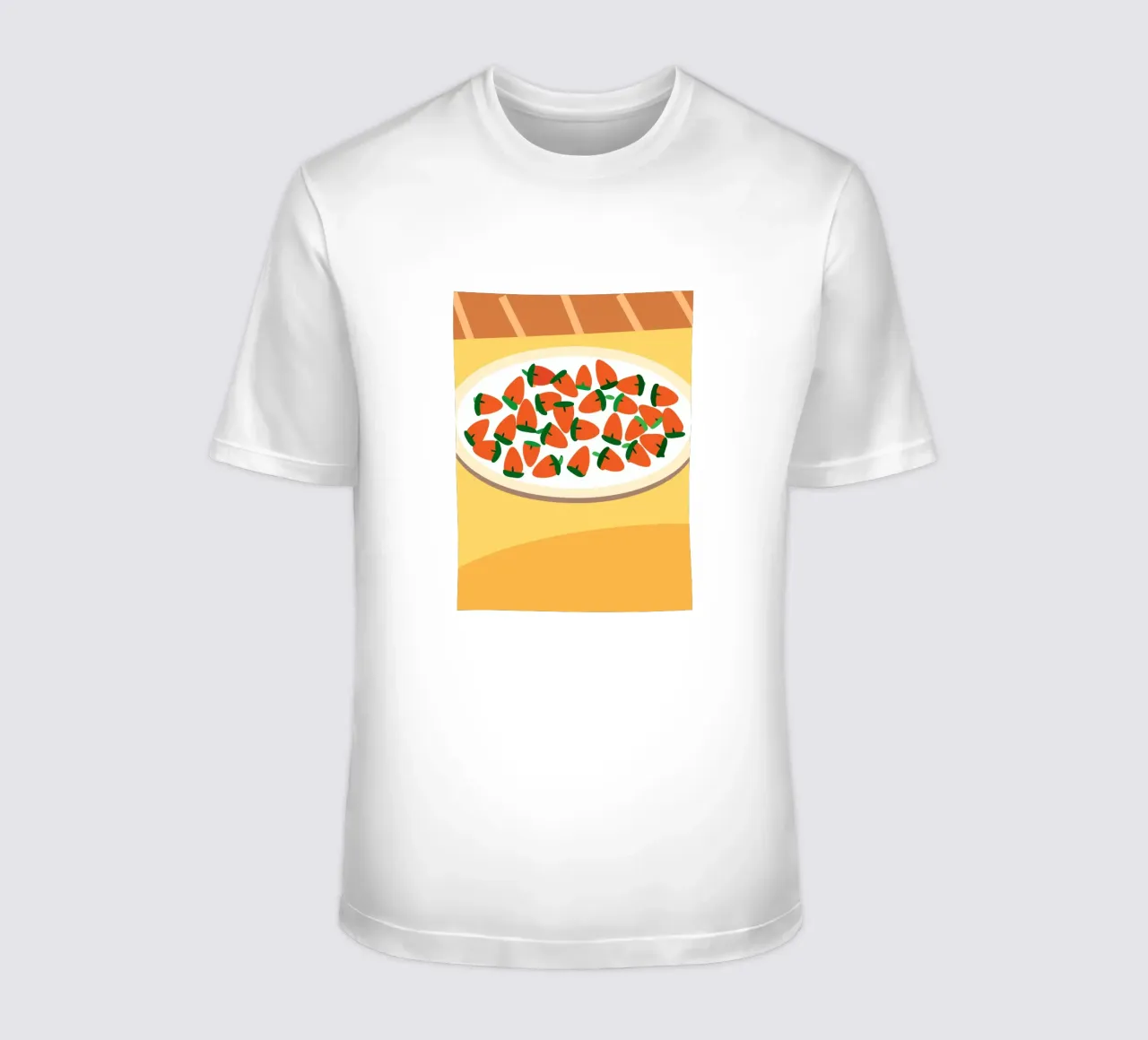 Fragole in una ciotola t-shirt da OFFICIAL FRUIT & VEGETABLES