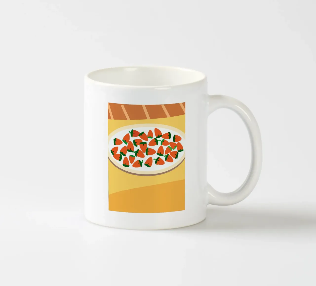 Fragole in una ciotola tazza in ceramica da OFFICIAL FRUIT & VEGETABLES