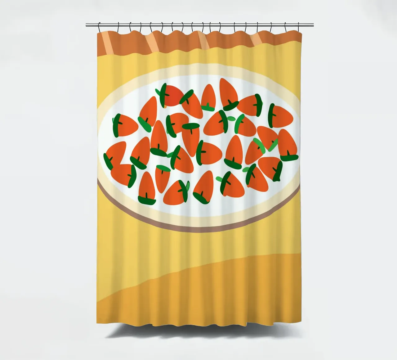 Fragole in una ciotola tenda da doccia da OFFICIAL FRUIT & VEGETABLES