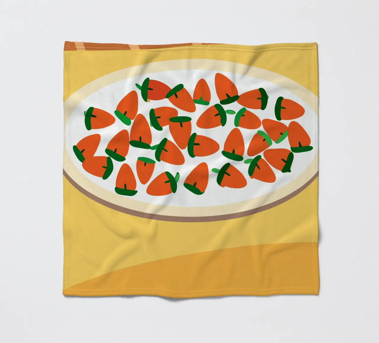 Fragole in una ciotola coperta in pile da OFFICIAL FRUIT & VEGETABLES
