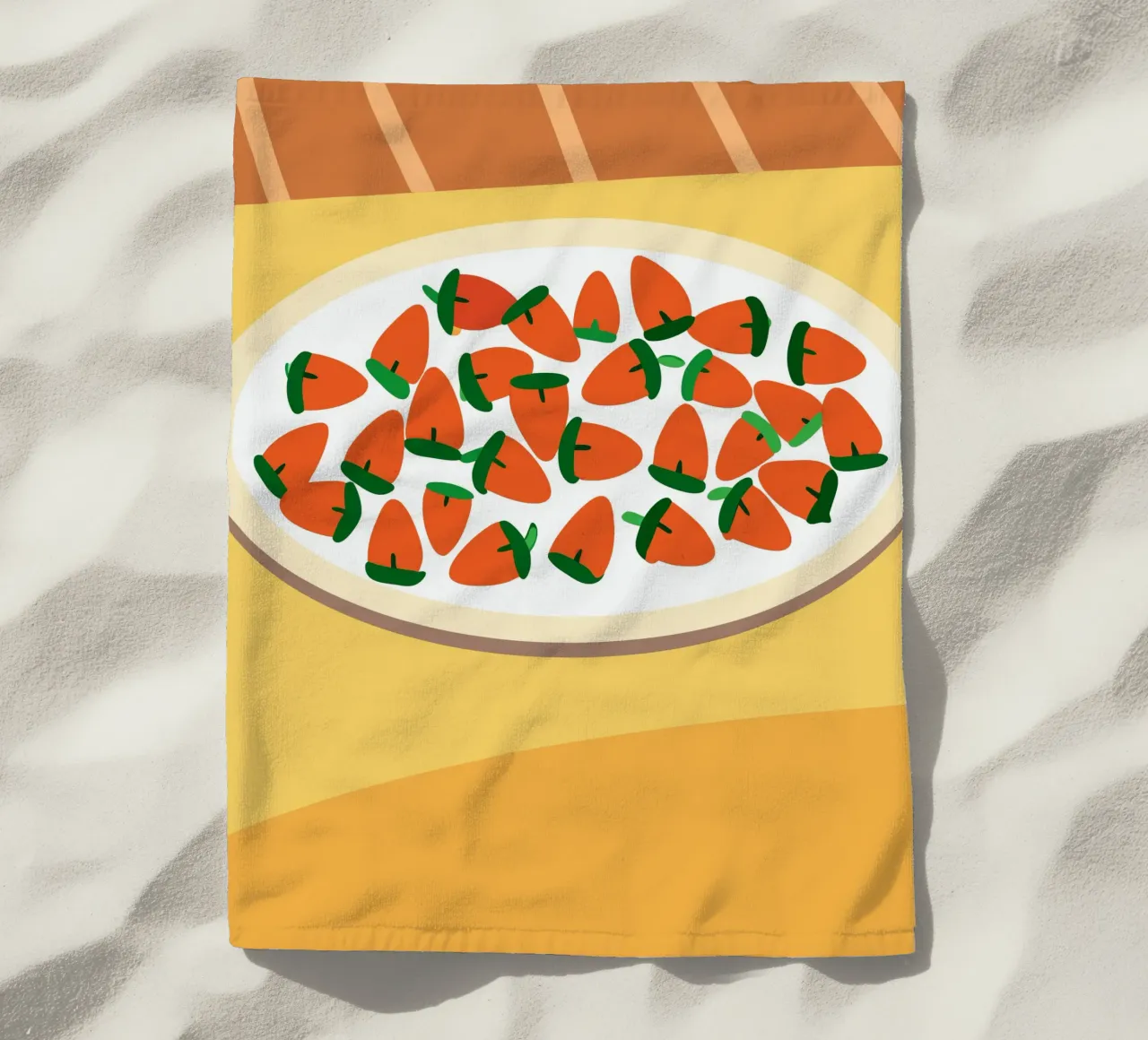 Fragole in una ciotola telo mare da OFFICIAL FRUIT & VEGETABLES