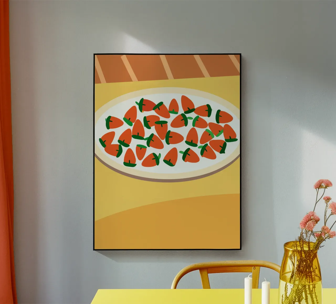 Fragole in una ciotola plexiglass da OFFICIAL FRUIT & VEGETABLES