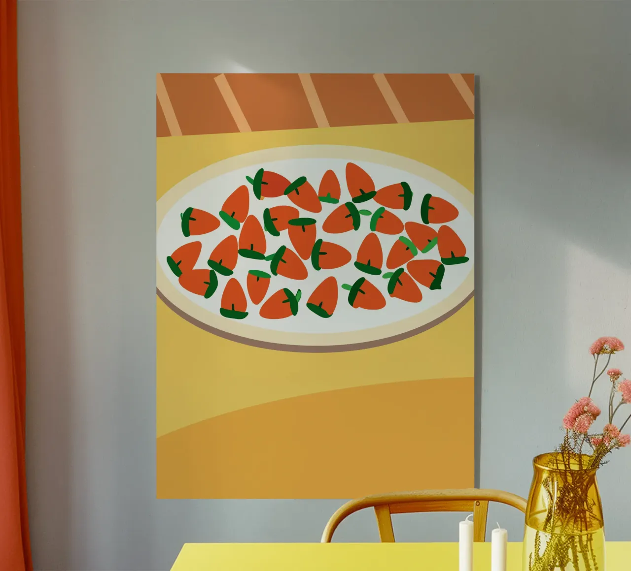 Fragole in una ciotola plexiglass da OFFICIAL FRUIT & VEGETABLES