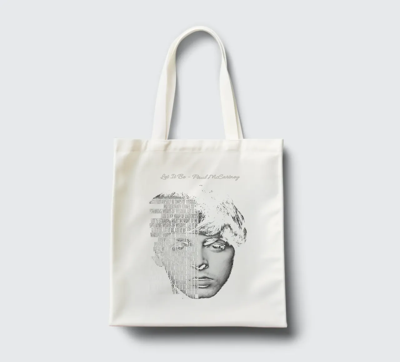 Let It Be tote bag by Gunawan Rb