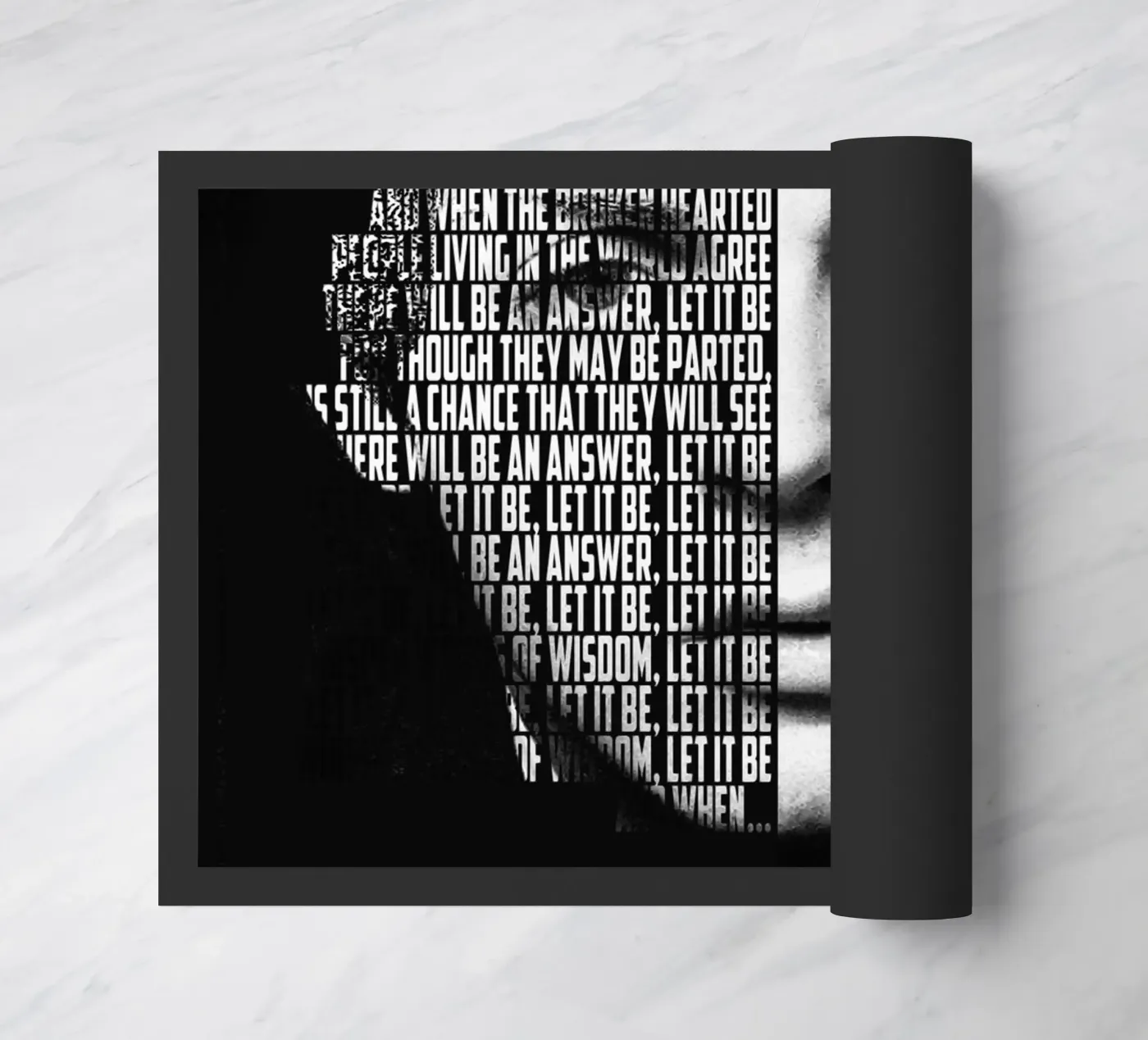 Lass es sein Fußmatte von Gunawan Rb