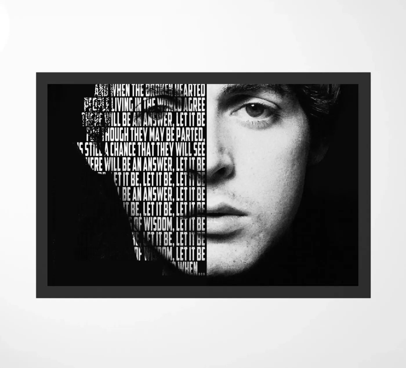 Lass es sein Fußmatte von Gunawan Rb