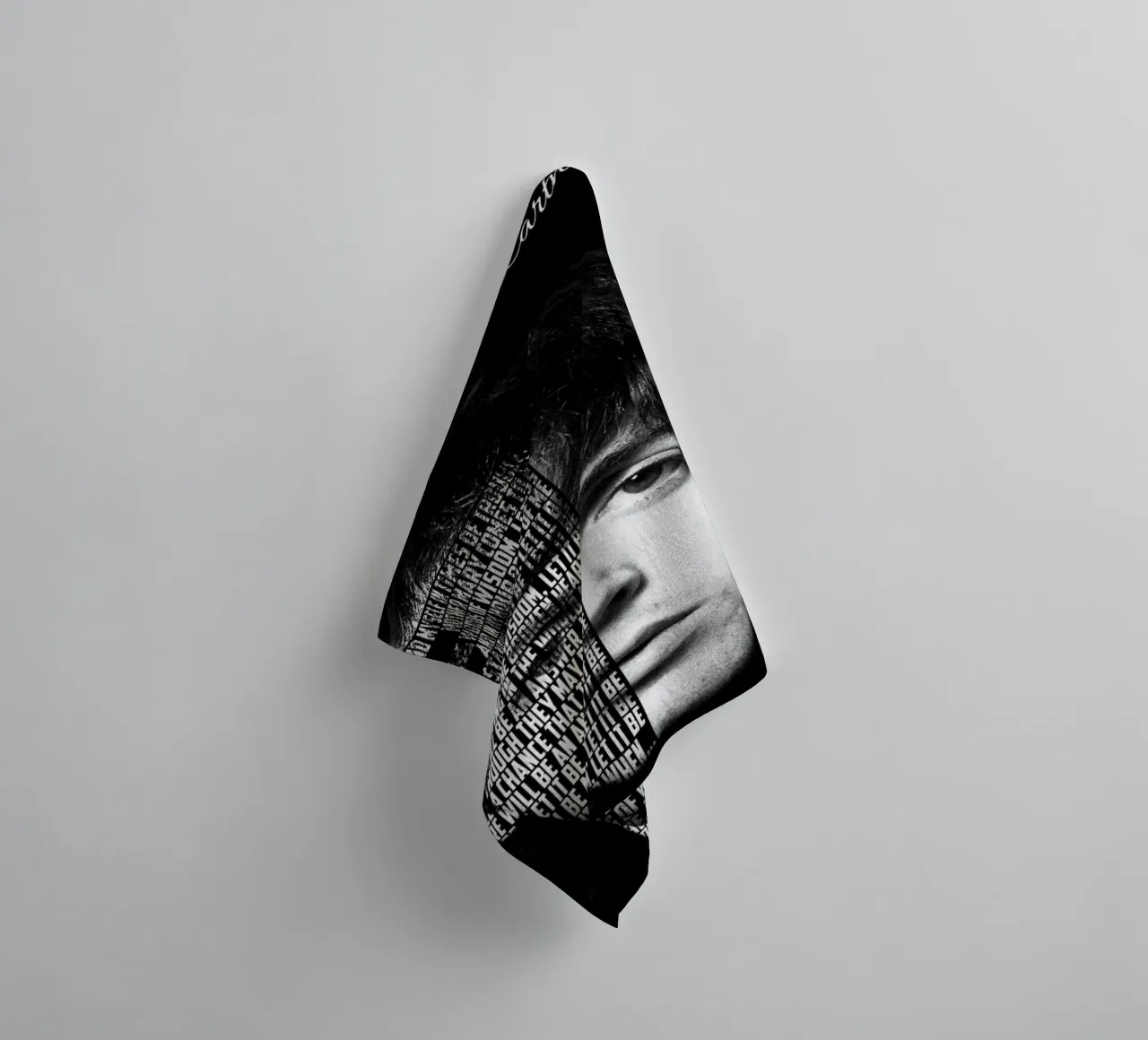 Let It Be towel by Gunawan Rb