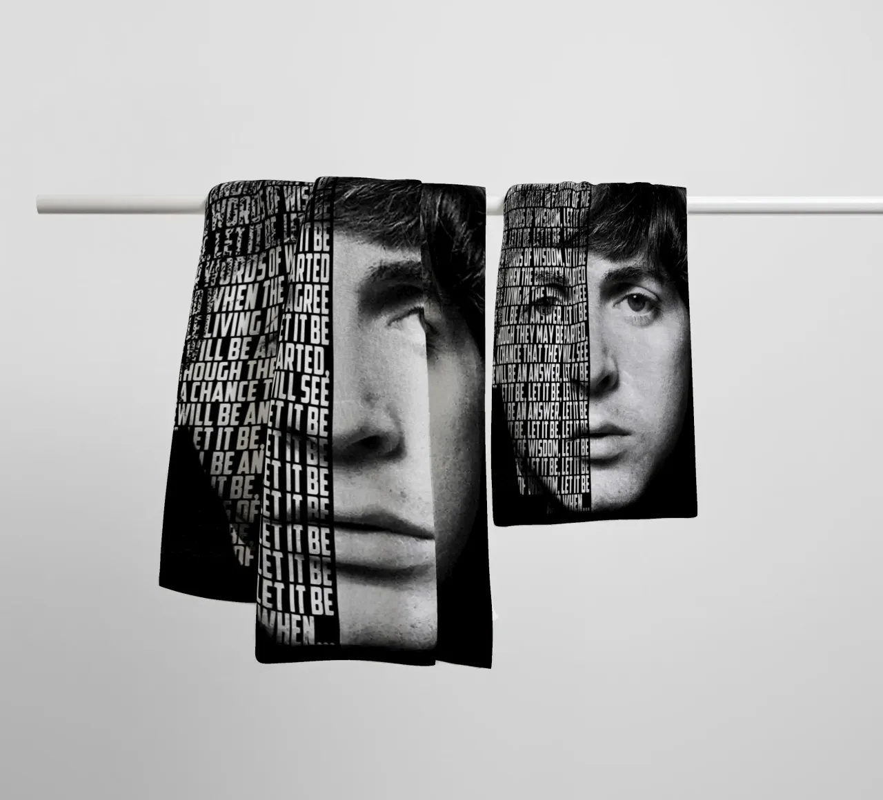 Let It Be towel by Gunawan Rb