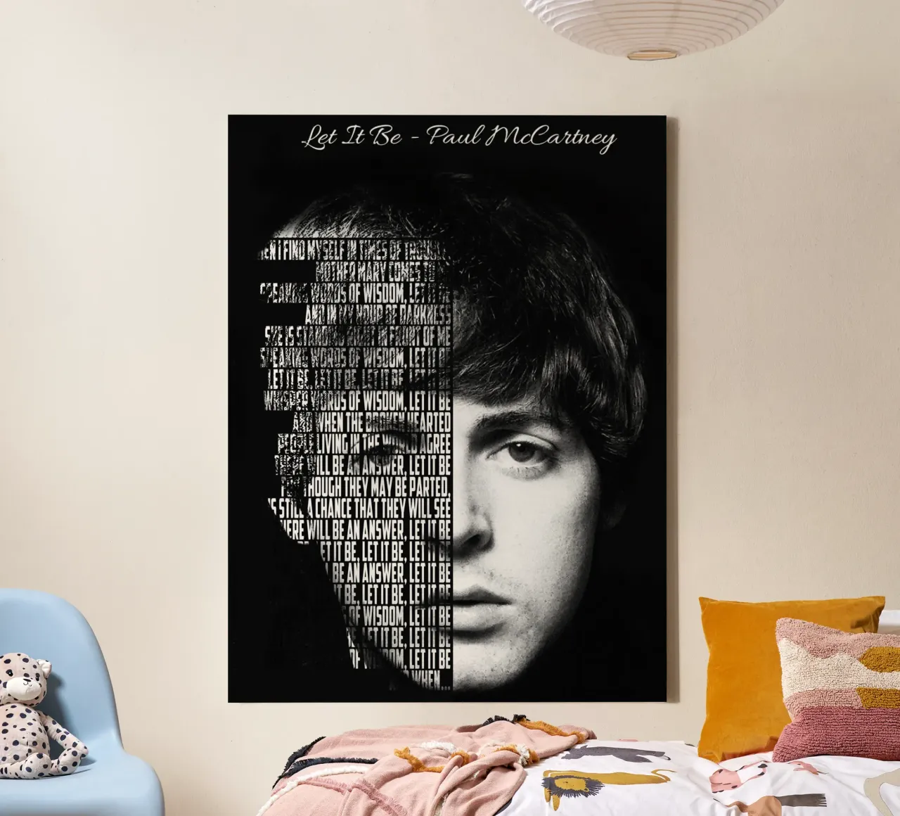 Let It Be canvas van Gunawan Rb
