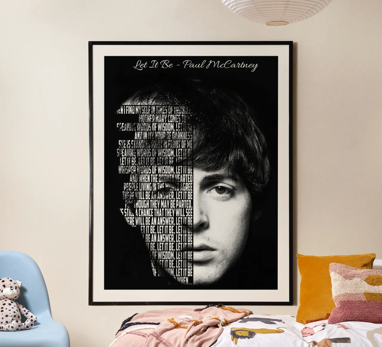 Let It Be poster da Gunawan Rb