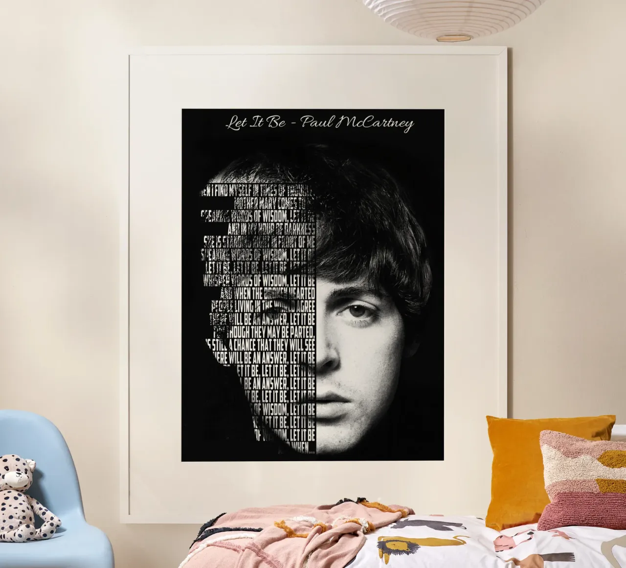 Let It Be poster da Gunawan Rb