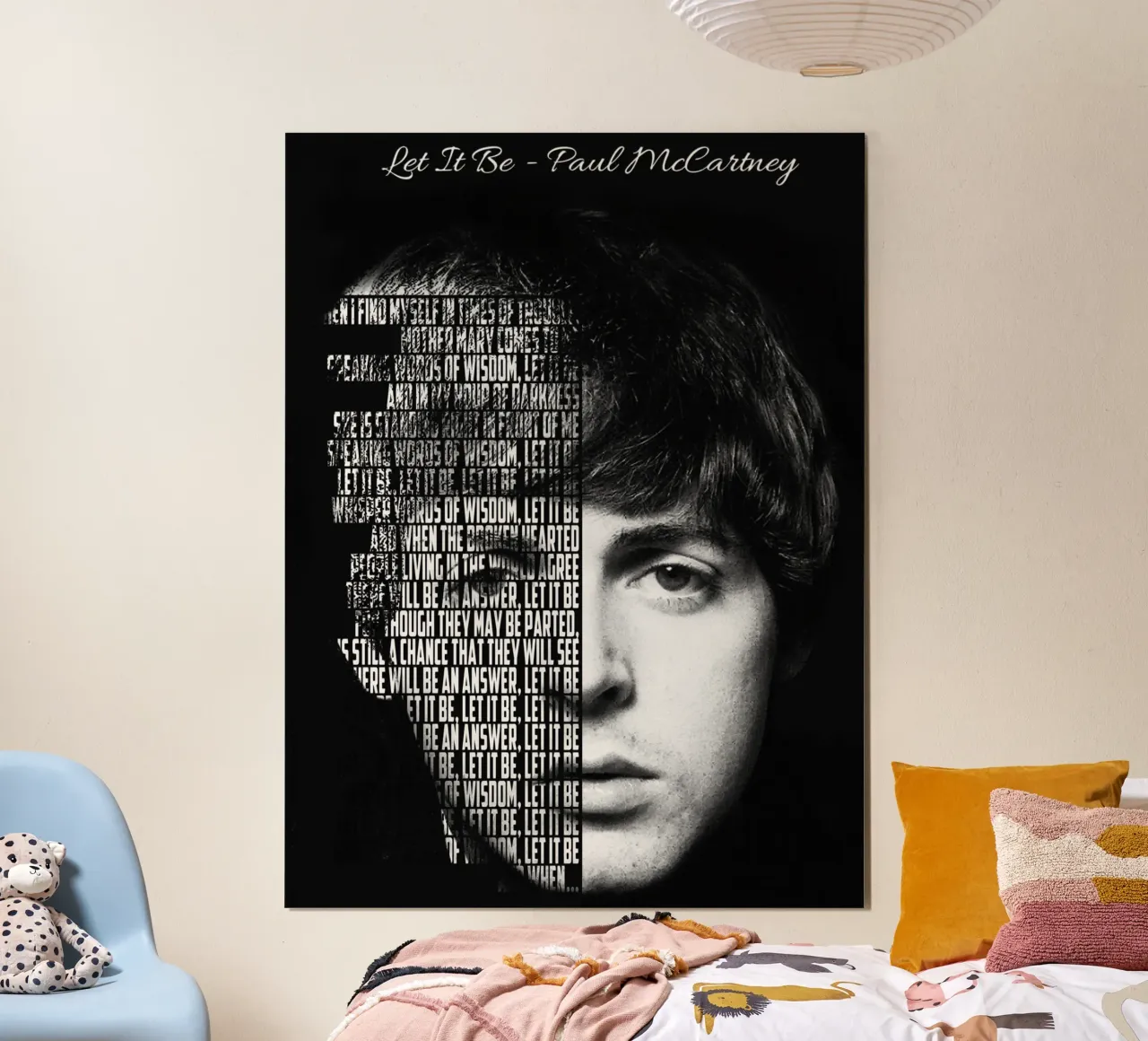 Let It Be poster da Gunawan Rb