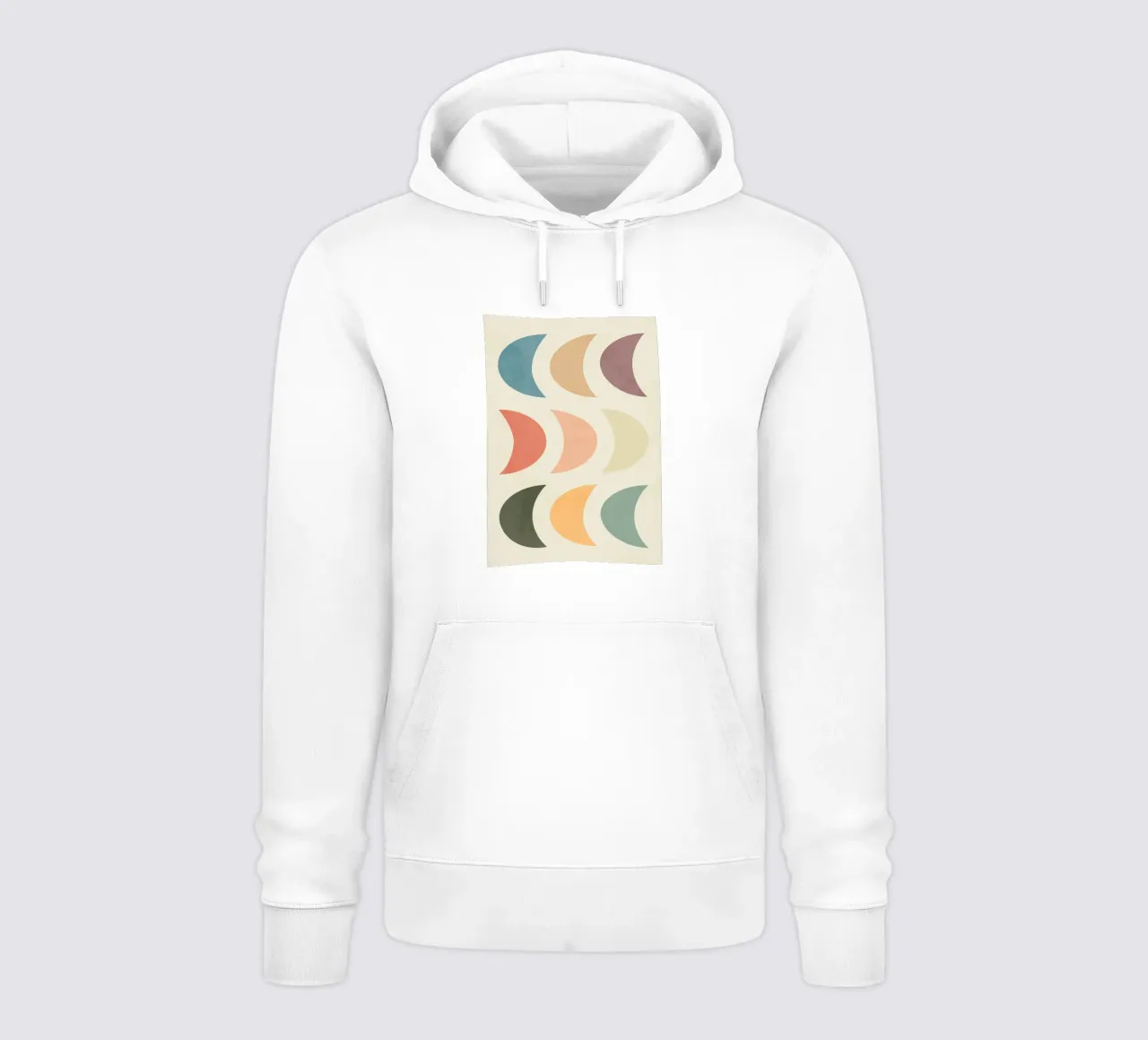 Poster mezza luna Boho felpa con cappuccio da Nina Wolf