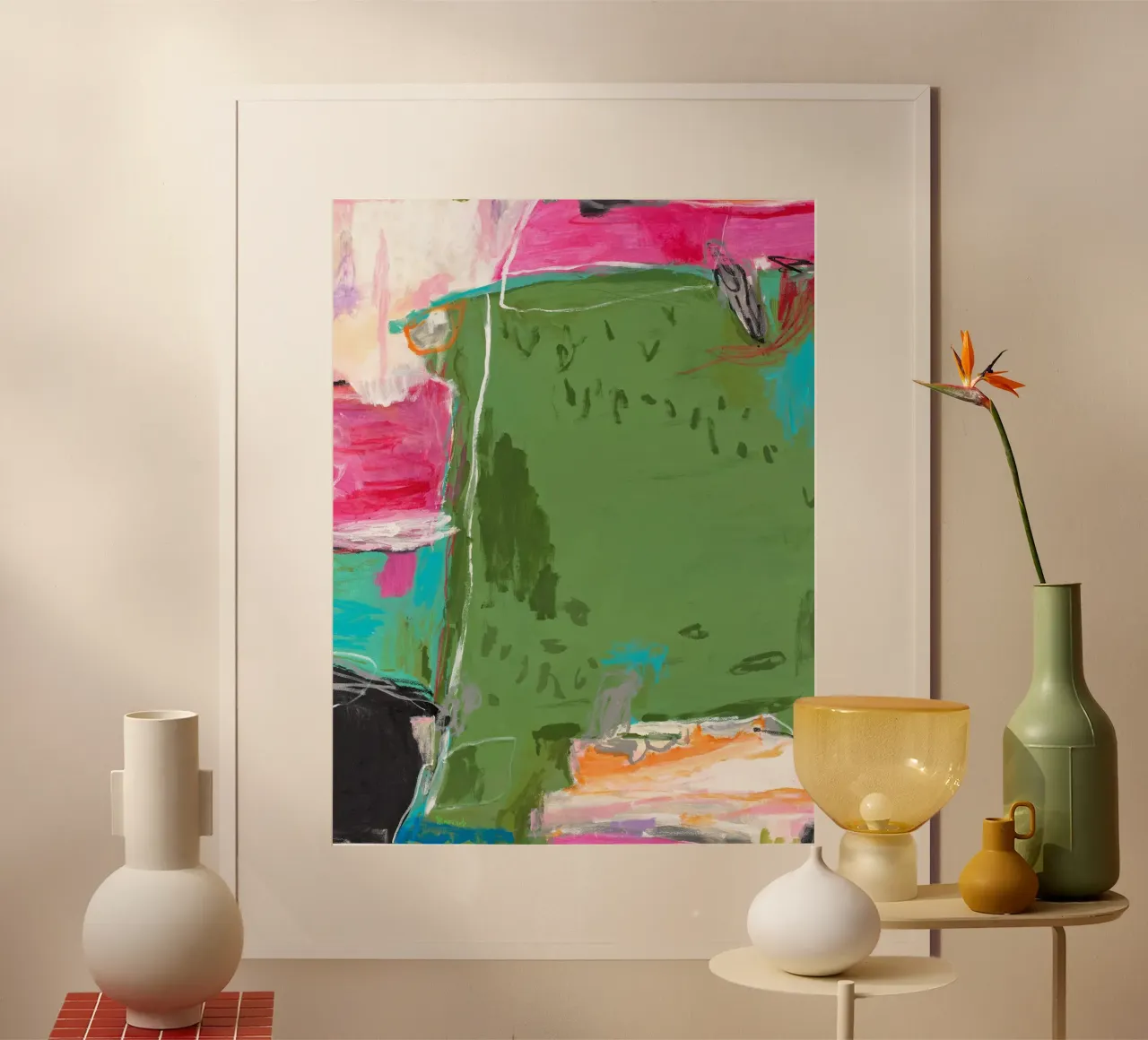 Marisol Evora - Oltre il paradiso poster con telaio in alluminio da The Artcircle